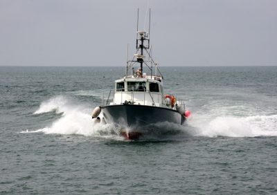 The Solway Protector Arrives in Workington