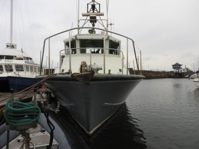 front view of vessel