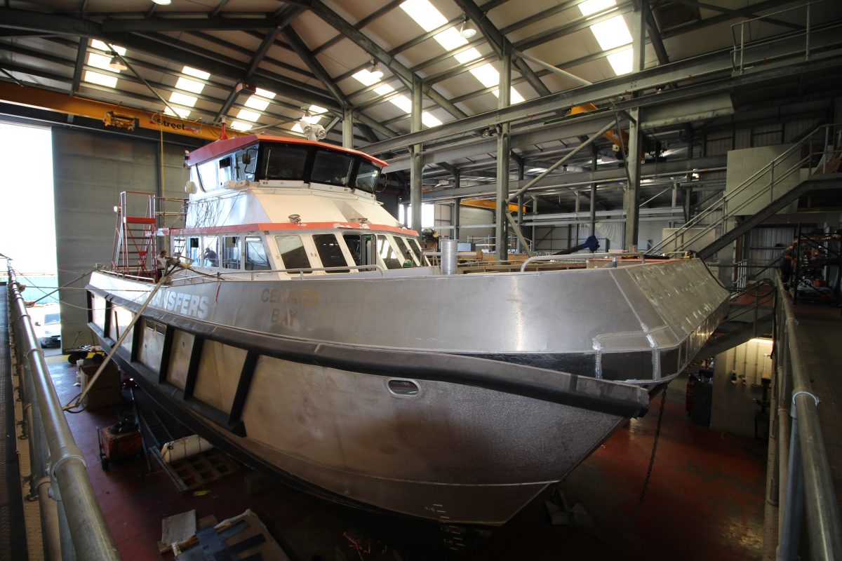 starboard view of wheelhouse