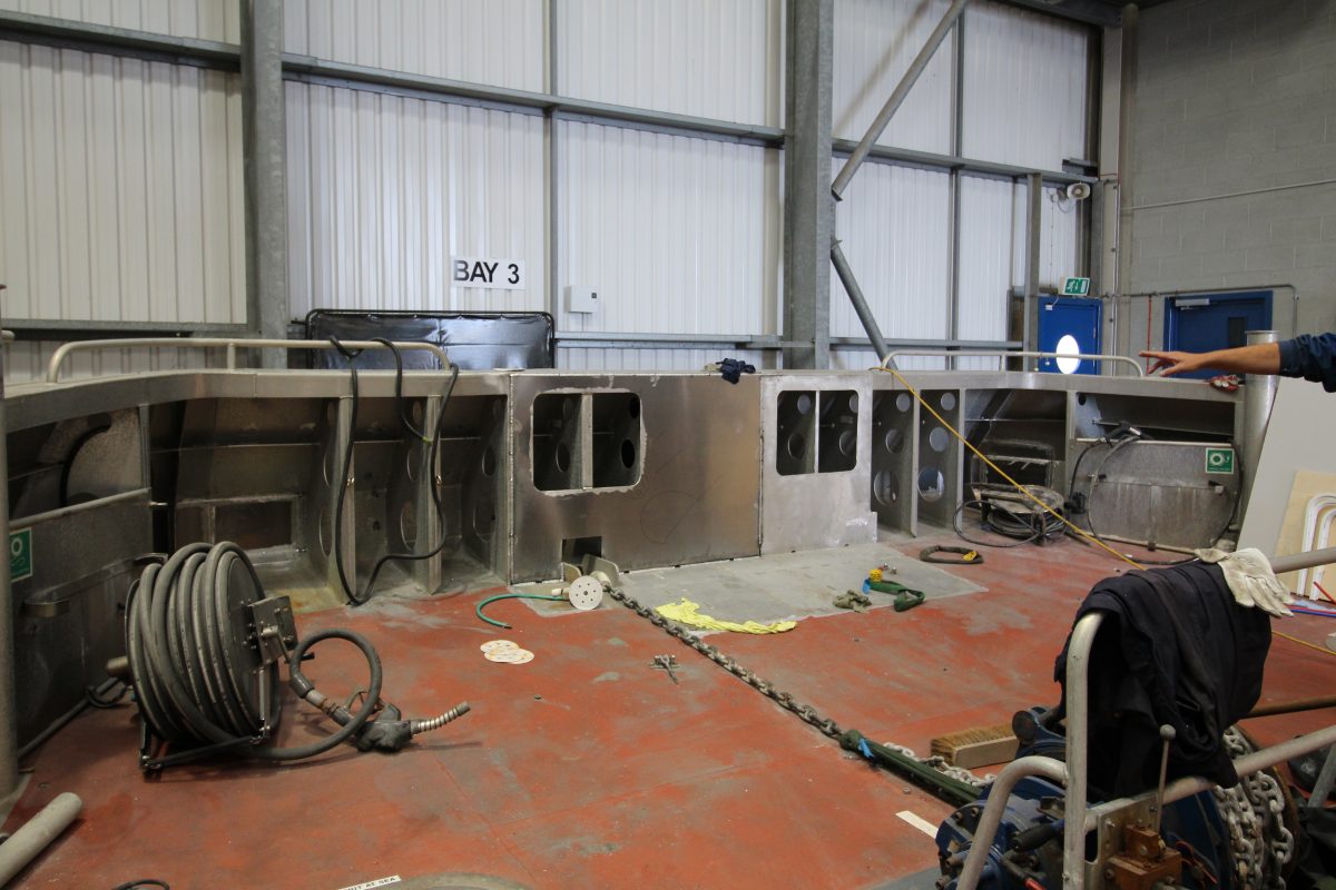 aft deck refurbished steels