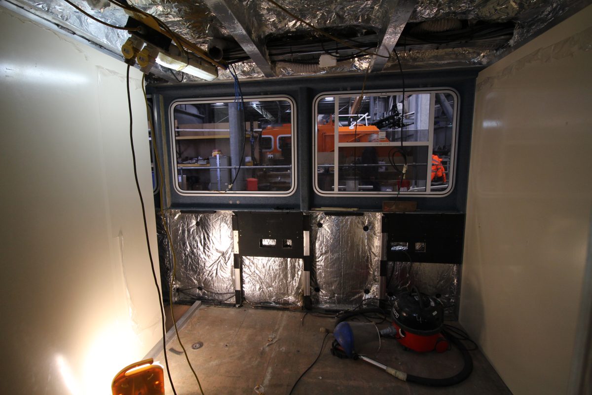 Renewed panels in place