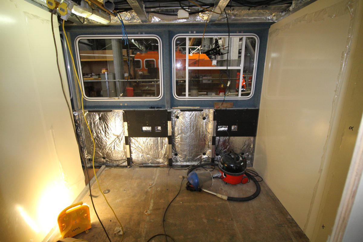Renewed panels in place