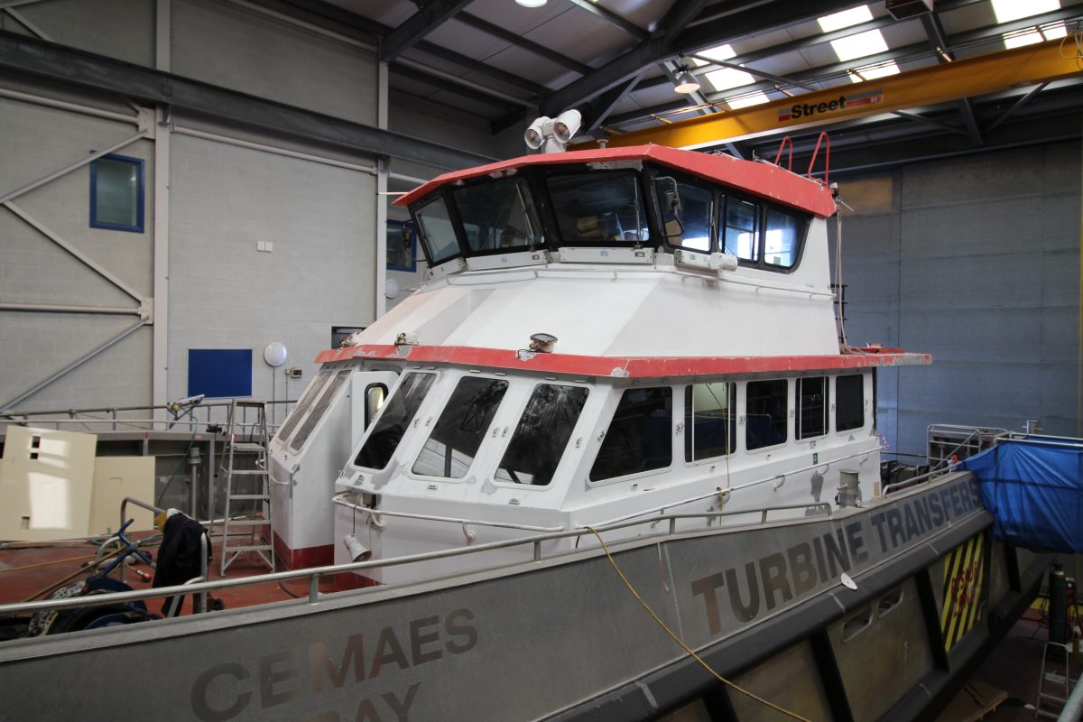 View of wheelhouse