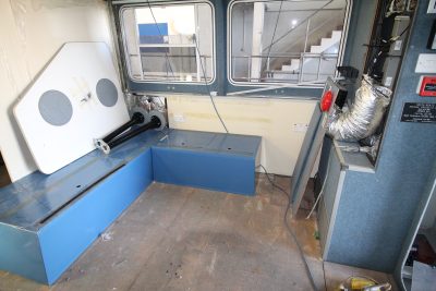 Main cabin area and wiring
