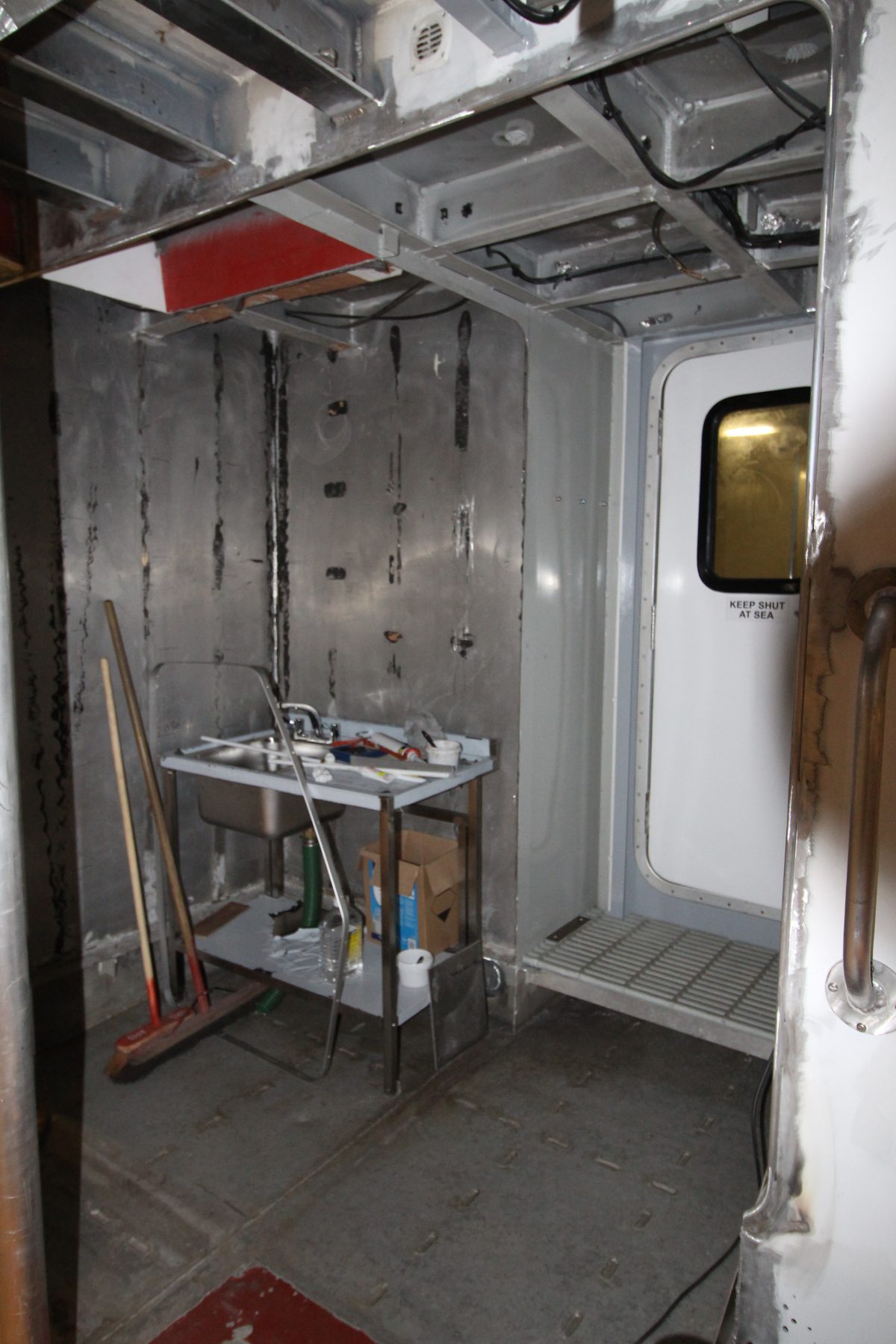Work in progress on the Hatchway