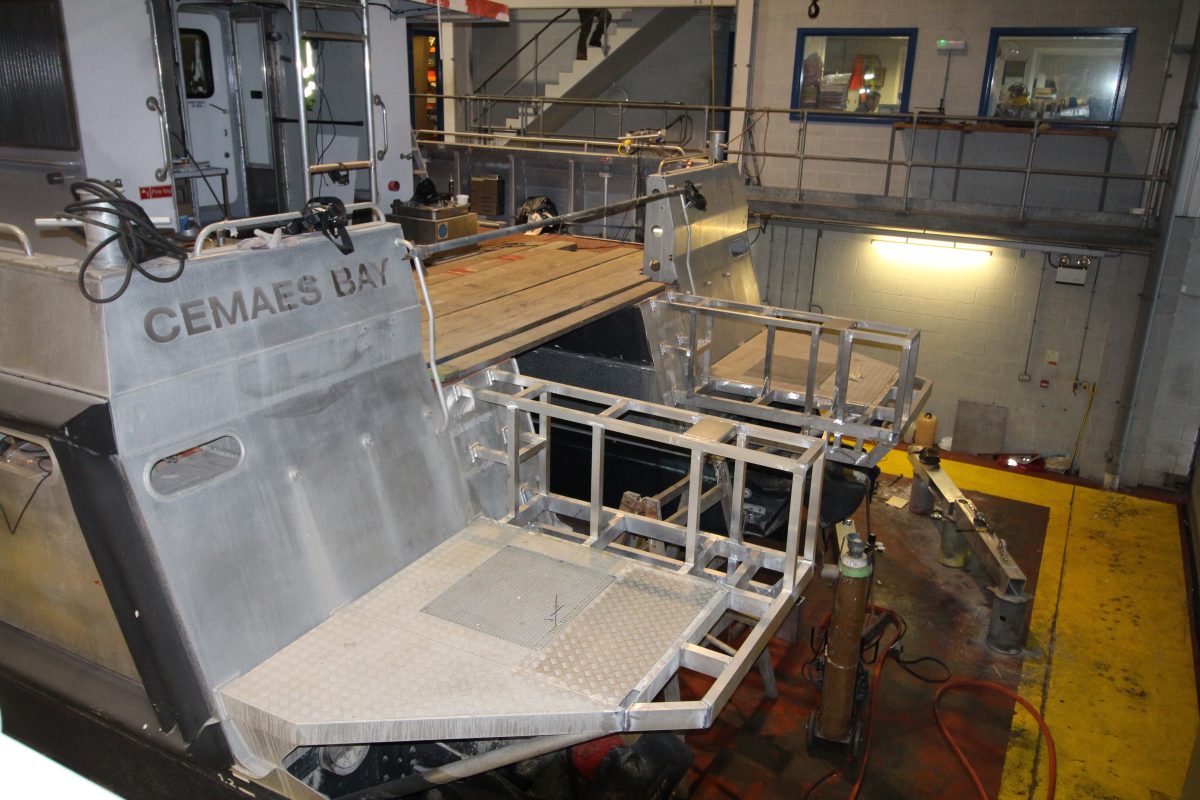 Aft view of the Stern
