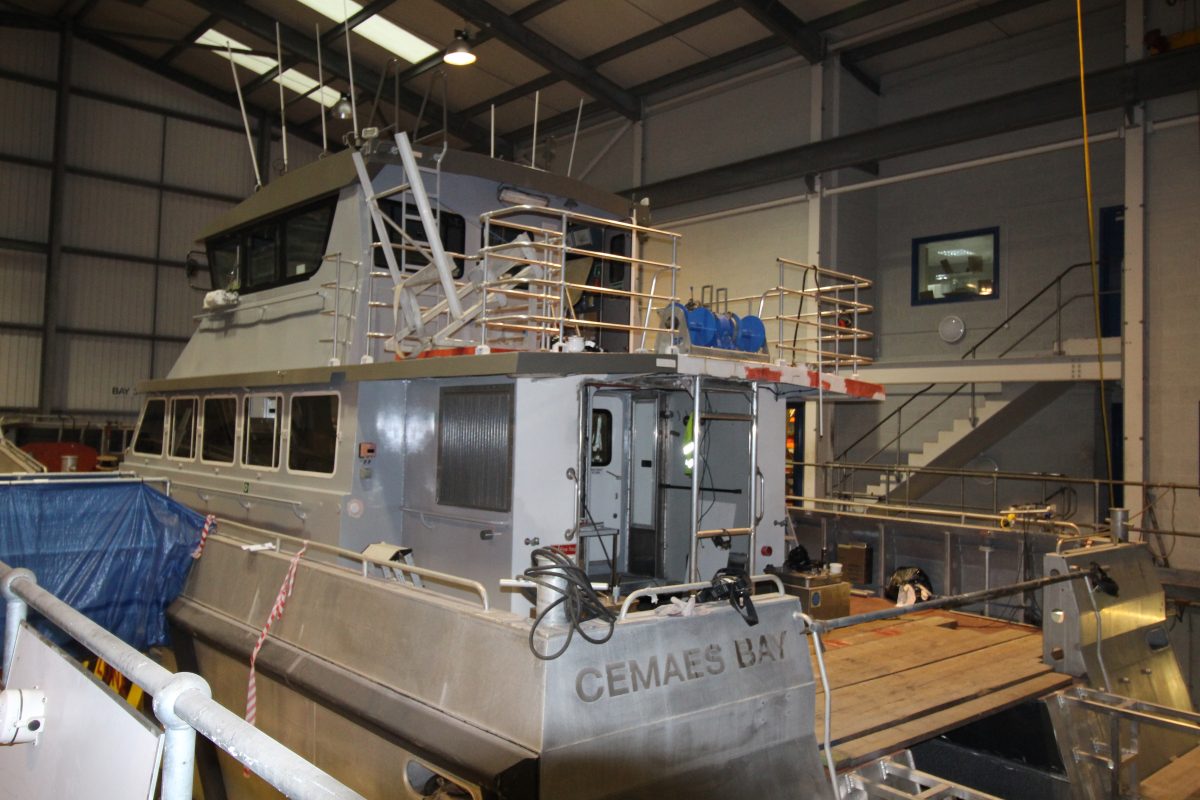 Aft view of the Stern